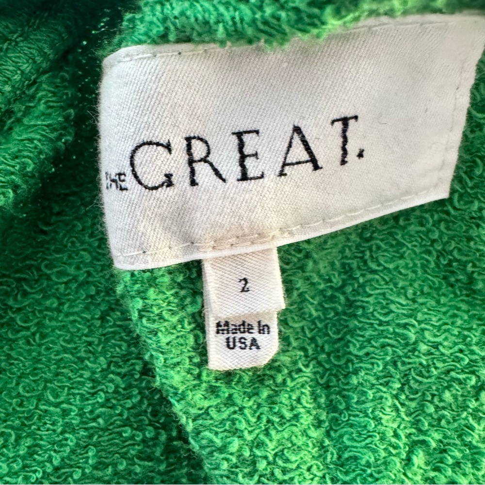 THE GREAT. Bright Green Sweatpants - Picture 6 of 6